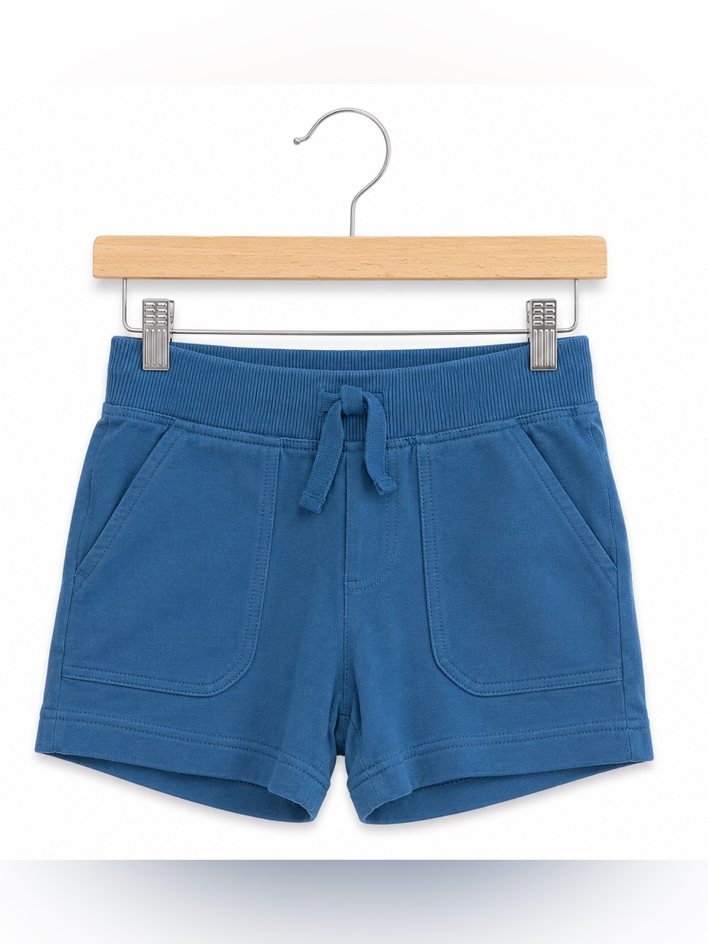 Gymboree‎ Boys Shorts Size 3-6 Months Blue Shark Patrol Pull On Knit Cotton NEW